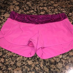 Lululemon speed shorts size 6